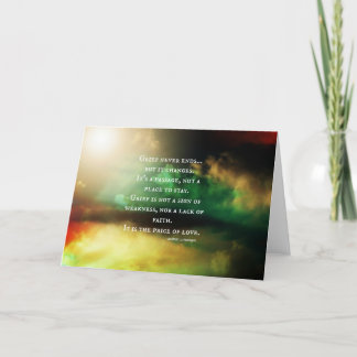 悲しみは決して終わりません カード