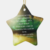 悲しみは決して終わりません セラミックオーナメント (左)