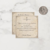 悲しみは見ることができない – 葬儀ヴィンテージカード ノートカード (正面/裏面インサイチュ)