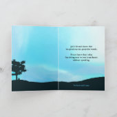 悲しみも言葉も素晴らし悔やみや弔慰 カード (内部)