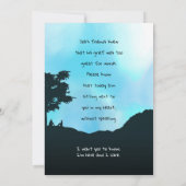 悲しみも言葉も素晴らし悔やみや弔慰 カード (裏面)