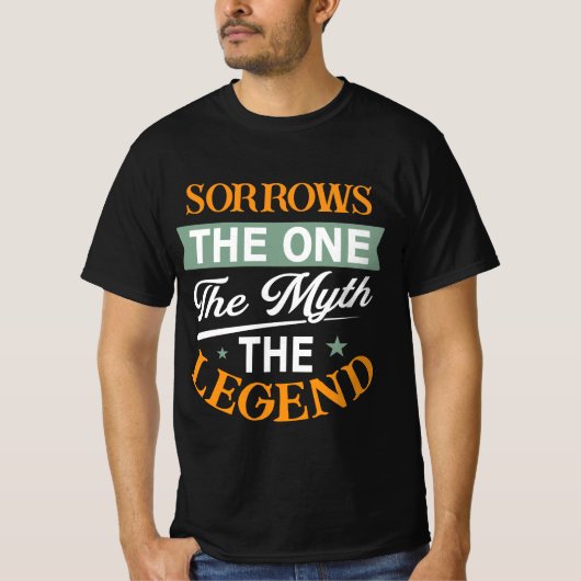 悲しみよ伝説の英雄 Tシャツ (正面)