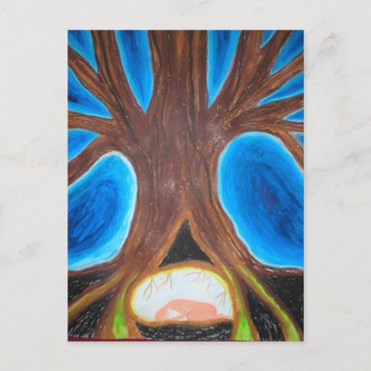 悲しみを引き起こす ポストカード (正面)