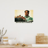 悲しみを強みに変えろ!CCP中国のプロパガンダ ポスター (キッチン)