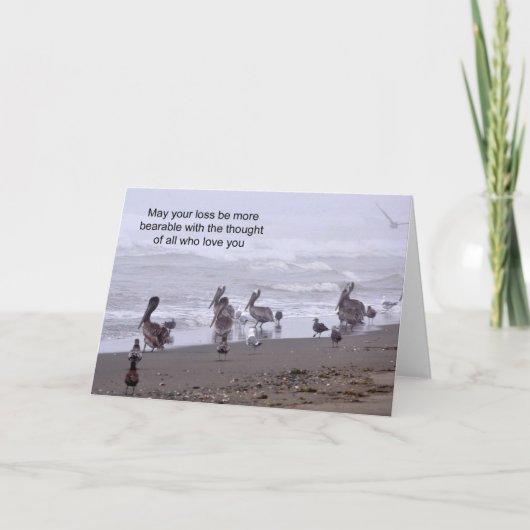 悲しみカード – あなたの損失がより耐えうる カード (正面)