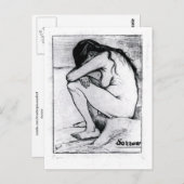 悲しみヴァンゴッホファインアート ポストカード (正面/裏面)