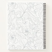 『悲しみ女性誌のジャーナリング』 ノートブック (裏面)