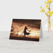 悲しみ カード (黄色い花)