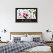 悲しみ：感動的引用文 キャンバスプリント (インサイチュ (寝室))