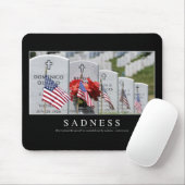 悲しみ：感動的引用文 マウスパッド (マウス)
