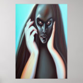 悲しみ | AIアートポスター ポスター (正面)