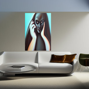 悲しみ   AIアートポスター ポスター