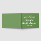 悲しエレガントい葬儀帳と ゲストブック (全面)