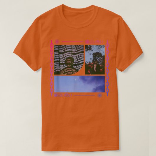 悲し日本のい美学ジャパン・エステ Tシャツ (デザイン正面)