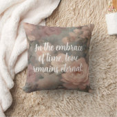 悲エレガント嘆する母へのフローラ記念贈り物 クッション (ブランケット)