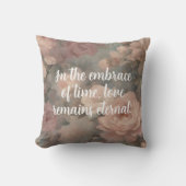 悲エレガント嘆する母へのフローラ記念贈り物 クッション (正面)