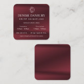 悲エレガント情相談会 スクエア名刺 (正面/裏面)