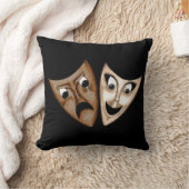 悲劇とコメディ クッション (ブランケット)