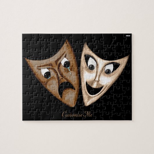 悲劇とコメディ ジグソーパズル (横)