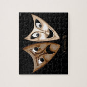 悲劇とコメディ ジグソーパズル (縦)