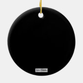 悲劇とコメディ セラミックオーナメント (裏面)