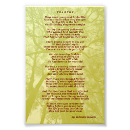 悲劇の写真の拡大 フォトプリント           