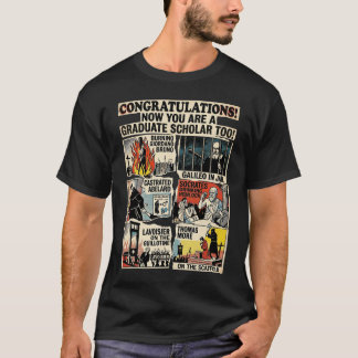 "悲劇の学者" ダークアカデミア卒業 Tシャツ
