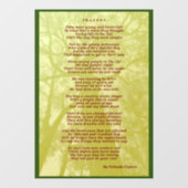 悲劇の窓にしがみつく ウィンドウサイン (シート)