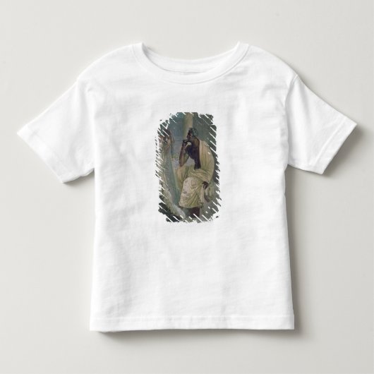 『悲劇の詩人の家』の俳優と仮面 トドラーTシャツ (正面)