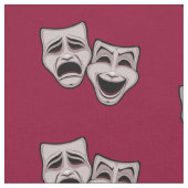 悲劇コメディシアターグレー ファブリック (クローズアップ)