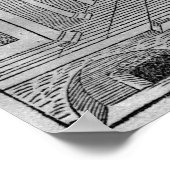 悲劇的なシーンのデザインを設定する ポスター (角)