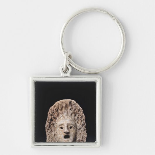 悲劇的なマスク キーホルダー (正面)