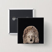 悲劇的なマスク 缶バッジ (正面&裏面)