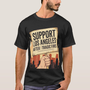 悲劇的な火災の後、ロサンゼルスを支援する Tシャツ