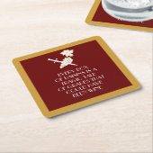 悲劇的な物語 スクエアペーパーコースター (アングル)