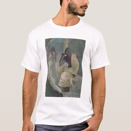 悲劇的な詩人の家からの俳優そしてマスク、 Tシャツ (正面)
