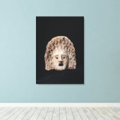 悲劇的マスク キャンバスプリント (インサイチュ (ウッドフロア))