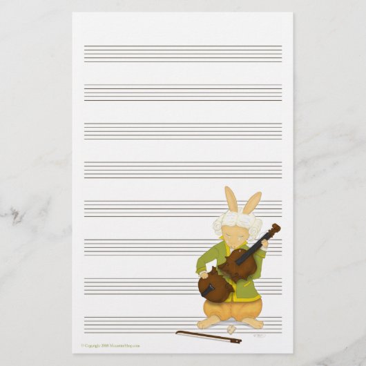 悲劇音楽原稿紙 便箋 (正面)