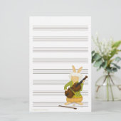 悲劇音楽原稿紙 便箋 (スタンド正面)