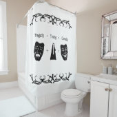 悲劇+タイミングがコメディシアターに匹敵 シャワーカーテン (インサイチュ)