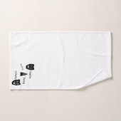 悲劇+タイミングがコメディシアターに匹敵 バスタオルセット (ハンドタオル)