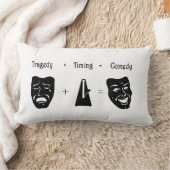 悲劇+タイミングがコメディシアターに匹敵 ランバークッション (ブランケット)