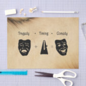 悲劇+タイミングがコメディシアターに匹敵 薄葉紙 (クラフト)