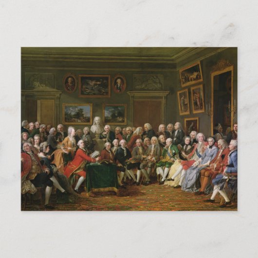 「悲劇「中国の孤児」の朗読」 ポストカード (正面)