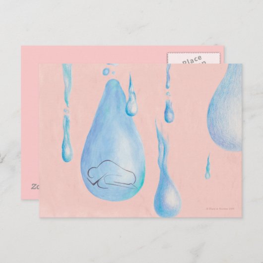 悲哀 ポストカード (正面/裏面)