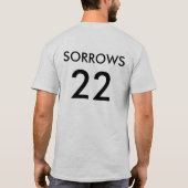 悲哀CUSTOM2のTシャツ Tシャツ (裏面)