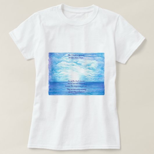 悲嘆からの希望 Tシャツ (デザイン正面)