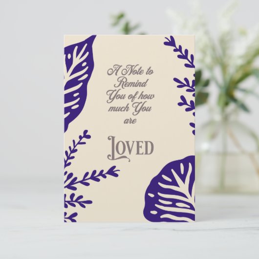 悲嘆と勇気付けられるのグリーティングカード (スタンド正面)