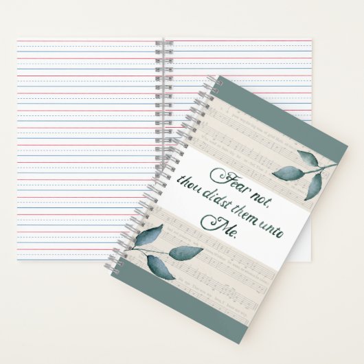 悲嘆に暮れたノートの哀れな人 ノートブック (内側)