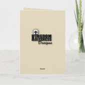 悲嘆に暮れる配偶者の同情カード。 カード (裏面)